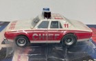 Aurora Afx Overheads 1986 Chevy Firechief Fd-11 White Red Ho Scale Slot Car Moc