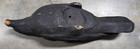 Vintage Black Crow Decoy Glass Eyes Antique Hunting Bird Papier Paper Mache