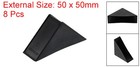 8 Pcs 20x70mm Plastic Corner Protectors Black Glass Corner Guards Cushion