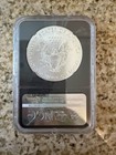 2017 American Silver Eagle Early Releases Ngc Ms70 Blue Label Black Core