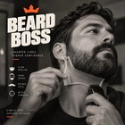 Beard Boss 8-in-1 Clear Multi Shaping Tool Beard Line   Neckline Guide