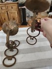 Vintage  Gilt Metal   andle Sconces