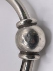 Vintage Signed Sterling Silver Ball Cuff Bangle Taxco Th 82 Mexico 925