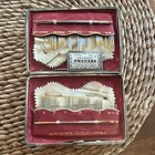 Mappin   Webb Antique Metal Needle Case With Hand Sewing Needles