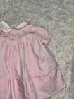 Vintage Baby Togs Girls Sz  3 6 Mo  Pink Collar Dress  Beautiful