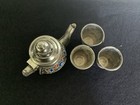 Moroccan Teapot Islamic Silver Plated Decorative Rare Handmade Signed stamped