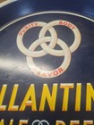 Old Ballantines Ale Beer Tip Tray 1960 Sign Metal Tray