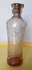 Vintage Figural George Washington Clear Glass Bottle Tricorn Hat