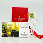 Waterford Crystal Lismore Goblet Ornament 3 1 2   Original Box Holiday Gift Vtg