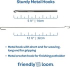 Harrisville Designs Friendly Loom Potholder Cotton Loops 10  Pro Size Potholder