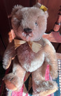 Steiff Original Teddy Bear Button Ear Tag 5325-02 Vintage  9 Inches