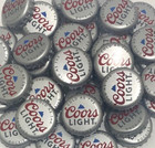 150 Coors Light Beer Bottle Caps Twist Off No Dents Crafts