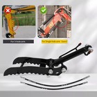 Hydraulic Thumb Clip For Mini Excavators Attachments Single Hole Metal Grab