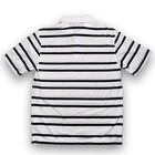 Nike Golf Striped Polo Size M White Black Dri-fit