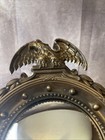 Vintage Homco 234o Federal Regency Eagle Porthole Convex Mirror Wall Usa Read  