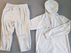 Nike Full-zip Jacket   Pants 2-piece Sweat   Track Suit Set Gray Youth Boy Sz M 