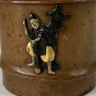 Antique Japanese Meiji Shakudo Copper Cup