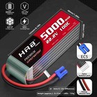22 2v 6s 5000mah Lipo Battery Ec5 For Rc Helicopter Airplane Car Truck Drone