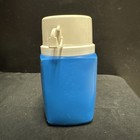 1977 Thermos Star Wars C-3po   R2-d2 Blue Plastic Thermos With Cup Lid 8 Oz