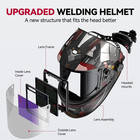 Arccaptain Welding Helmet Auto Darkening Large Viewing Tig Mig Arc 3 93 x3 66 