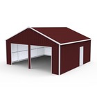 33  X 25  X 14  Metal Car Garage outdoor Storage Shed heavy-duty Steel Barn