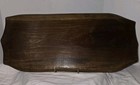 Vintage Early American Eagle   Flags Hand Carved Wood Serving Tray 22x10 