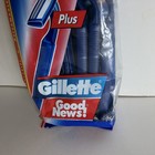 Vintage Pack Gillette Good News 10 Twin Blade Razors Nos Lubrastrip