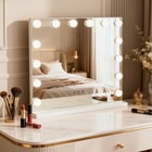 Hollywood Vanity Mirror With Lights 58  46cm 15 Bulbs Led 3-color Touch Dimmable