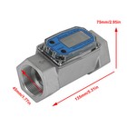 1 5inch Turbine Digital Diesel Fuel Flow Meter Oval Gear Flow Gauge Bspt npt