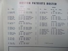 Boston Patriots V Houston Oilers American Football League Program Nov 25  1960