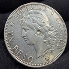 Argentina - 1 Peso - 1881 - 62 000 Minted - Rare 