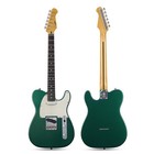Donner Dtl-600 Vintage Tele Electric Guitar Sherwood Metallic Green With Gig Bag