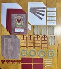 Stampin    Up  Sled   Wreath Card Kit  Set Of 5  Christmas  Dsp  Die Cuts  Bling