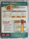 Intuit Quicken Starter Edition 2009 New Sealed Box