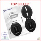Police Badge Holder Belt Clip  Universal Cowhide Leather Sheriff Security Badge