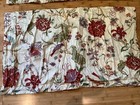 2 Waverly Charleston Chirp King Pillow Shams Bird Floral Striped Cotton Pair