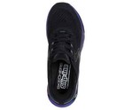 Skechers Shoes Womens Black Glow Mesh Slip Ins On Memory Foam Glide Sport 150516