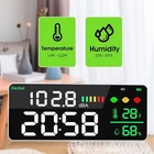 5-in-1 Decibel Meter 30-130db Range Wall Mount Sound Level Meter 11  Large Led