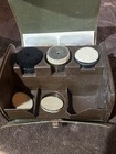Ronson Electric Shoe Polisher Kit With Brushes Black Brown White  Original Case