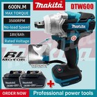 Makita Dtw600 18v Cordless 1 2  Brushless Impact Wrench Electric Screwdriver