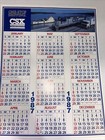 1987 Seaboard System Chessie Csx Railroad Calendar - Free Ship  7   x9   