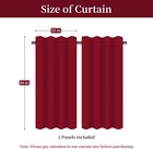 Luxury Red Damask Curtains For Bedroom textured Lined Jacquard Curtain 2 Panel  
