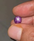 8 24 Ct Natural Flawless Purple Star Ceylon Sapphire Loose Oval Cut Gemstone8 20