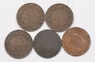 Canada 1876-1919 George V victoria Large Cent Lot Of 5  P240243