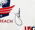 Jordan Spieth Signed 2019 Us Open Pebble Beach Golf Pin Flag  jsa Coa 