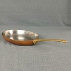 Paul Revere Copper Bottom Oval Pan Brass Handle Fish Skillet Limited Edition