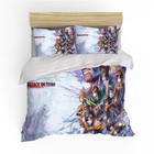 Attack On Titan Single Double Queen King Size Bed Quilt Doona Duvet Cover Set