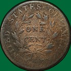 1802 Draped Bust Large Cent Fine F Coin  Cleaning  38766