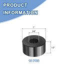 10pack Aluminum Spacer 3 8  Bore X 1  Od X 1 2  Length Screw Standoff Bushing