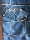 Rip Curl Stoker 21    Board Shorts swim Trunks Surfing Blue white Size 34 Cb03yc